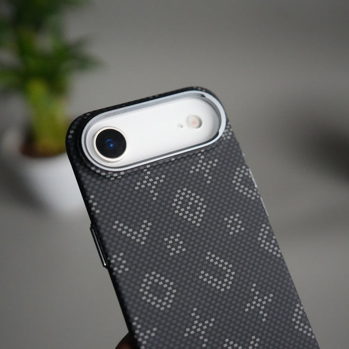 iPhone 17 Air Aramid Fiber Case | Slim MagSafe Cover | Black