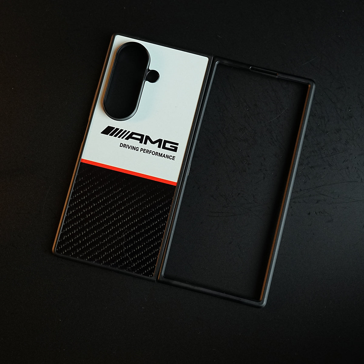 Performance Carbon Fiber Texture Print Slim Case Cover For Samsung Galaxy Z Fold 6