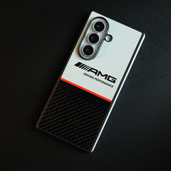 Performance Carbon Fiber Texture Print Slim Case Cover For Samsung Galaxy Z Fold 6