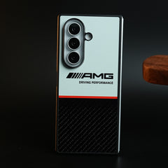 Performance Carbon Fiber Texture Print Slim Case Cover For Samsung Galaxy Z Fold 6