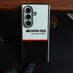 Performance Carbon Fiber Texture Print Slim Case Cover For Samsung Galaxy Z Fold 6
