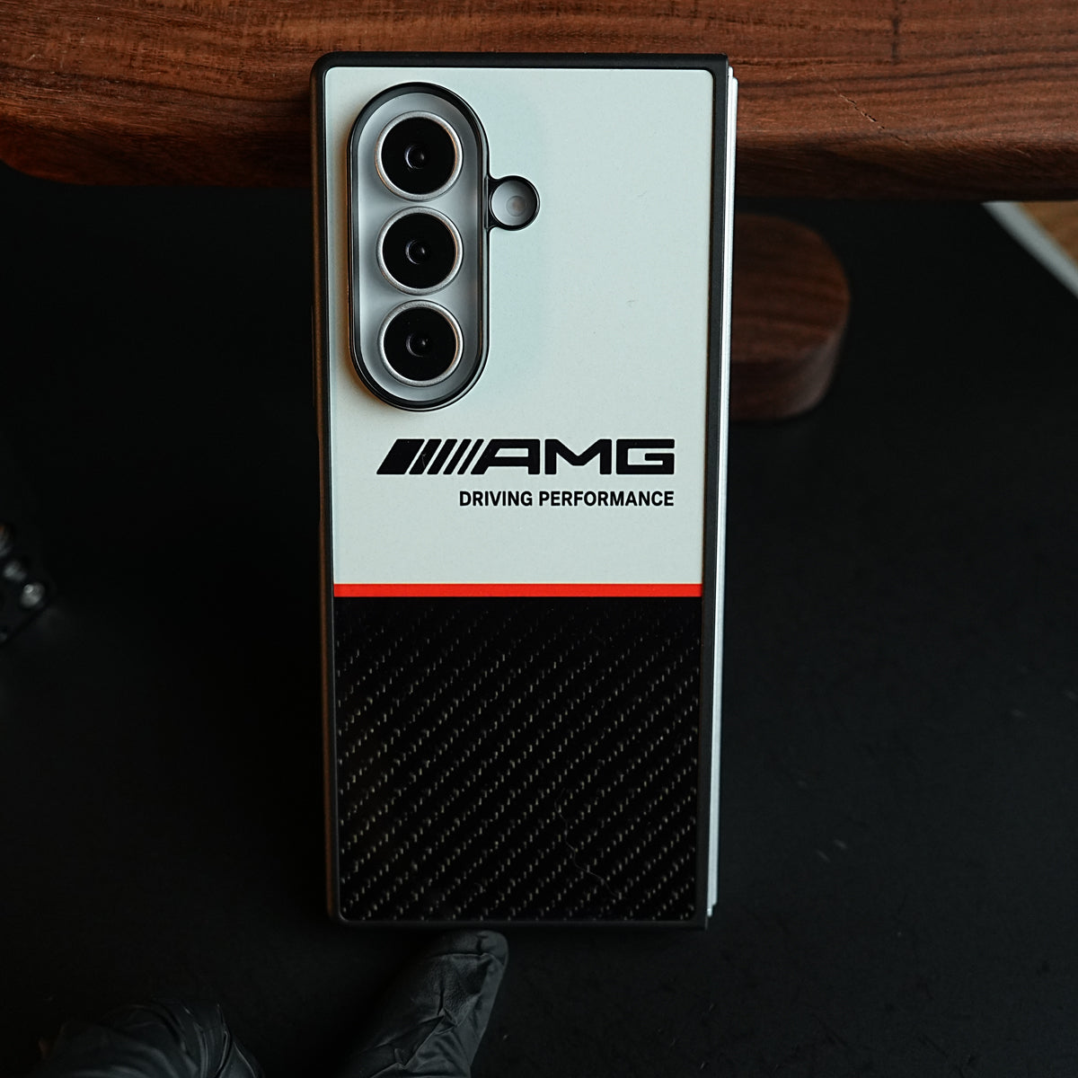 Performance Carbon Fiber Texture Print Slim Case Cover For Samsung Galaxy Z Fold 6