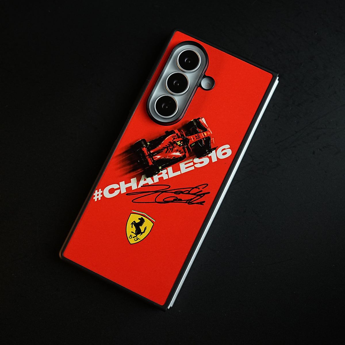 Red Racing Edition Slim Case Cover For Samsung Galaxy Z Fold 6