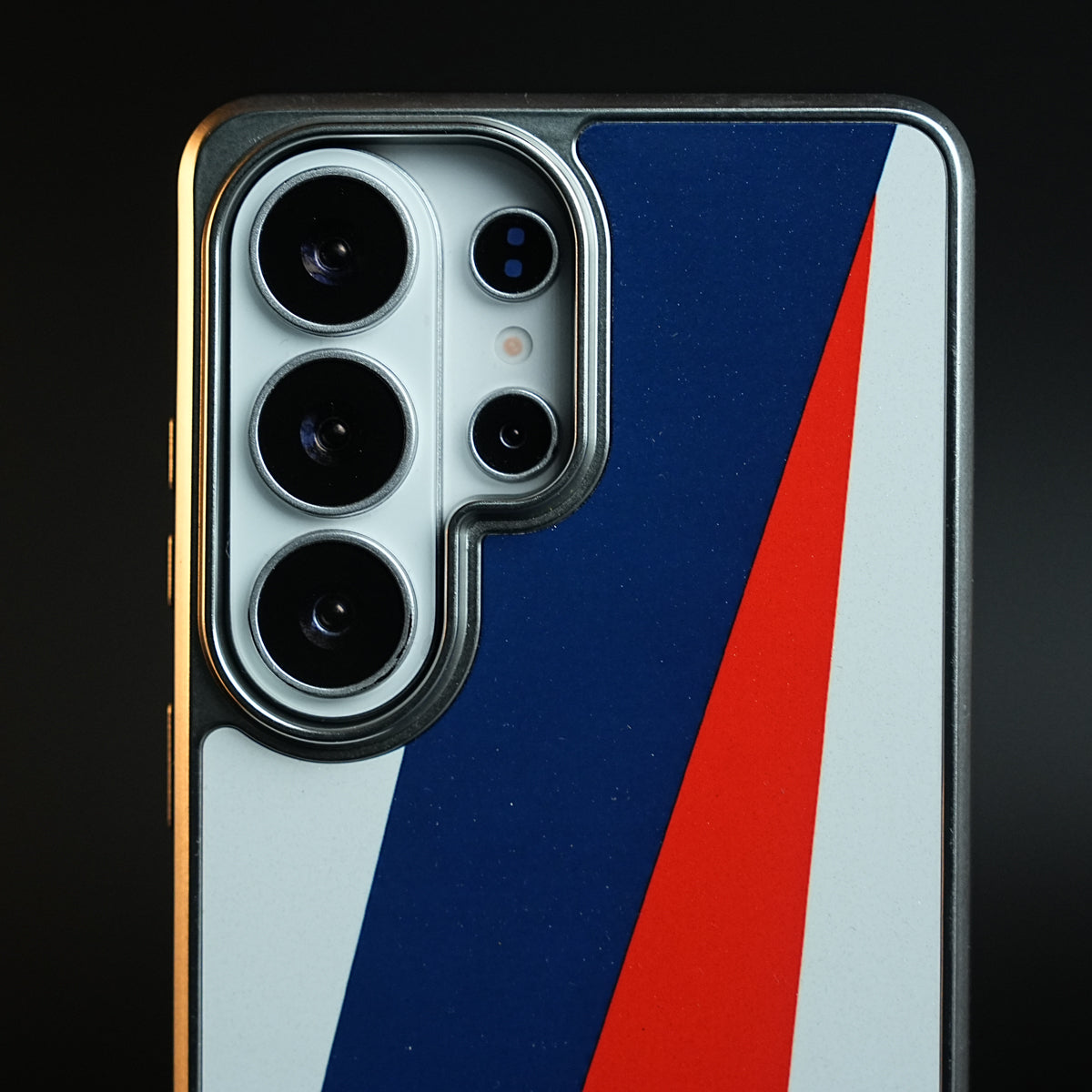Racing Stripe Sport Chrome Plated Case Cover For Samsung Galaxy Ultra Series