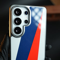Racing Stripe Sport Chrome Plated Case Cover For Samsung Galaxy Ultra Series