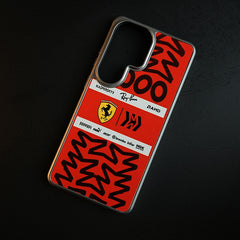Racing Graffiti Premium Slim Case Cover For Samsung Galaxy Ultra Series| Red & Black