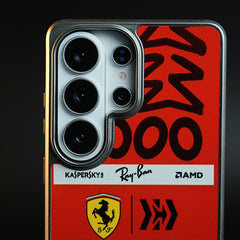 Racing Graffiti Premium Slim Case Cover For Samsung Galaxy Ultra Series| Red & Black
