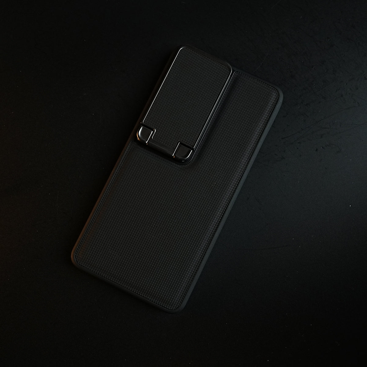 Galaxy Ultra Series Premium Leather Texture Case Metal Stand & Camera Protection