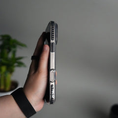 iPhone 17 Pro MagSafe Suitcase Design Case | Shockproof Ribbed Texture Back Cover