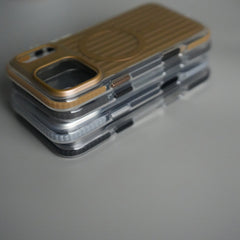 iPhone 17 Pro MagSafe Suitcase Design Case | Shockproof Ribbed Texture Back Cover