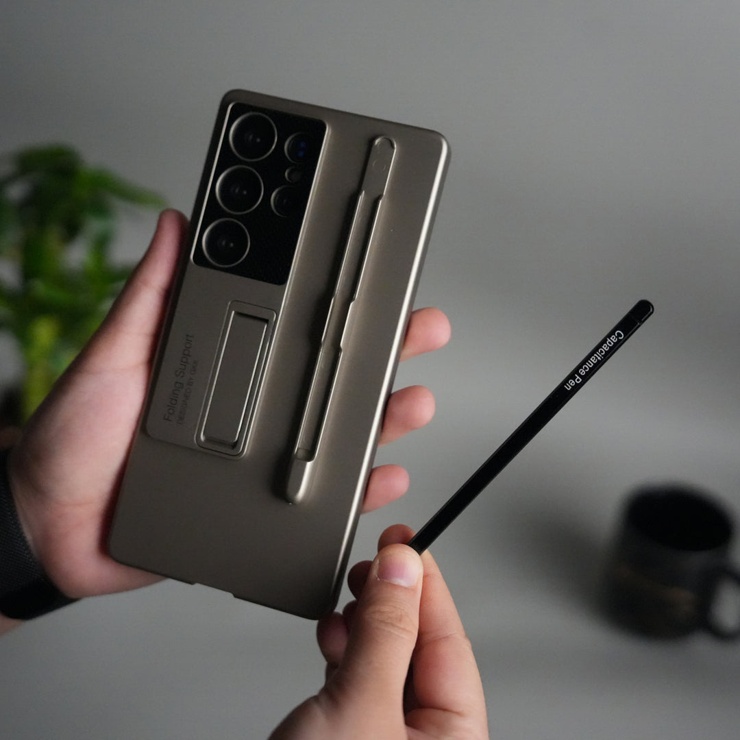 Galaxy S24 Ultra Case with S Pen Holder | Kickstand Shockproof Slim Back Cover