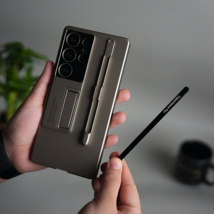 Galaxy S24 Ultra Case with S Pen Holder | Kickstand Shockproof Slim Back Cover