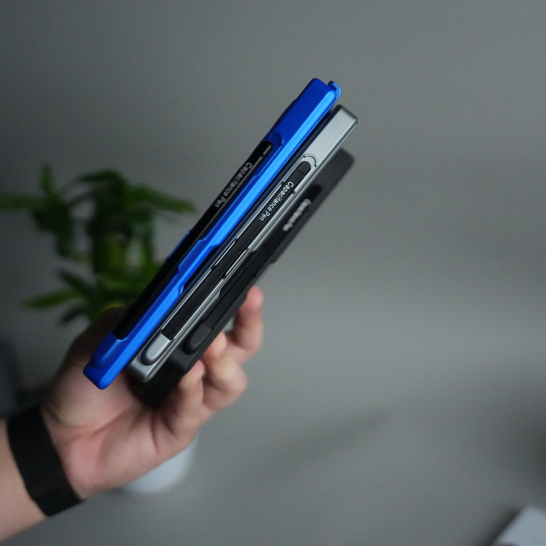 Galaxy Z Fold 7 Case with S Pen Holder & Kickstand | Front + Back Protection Cover