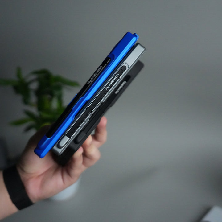 Galaxy Z Fold 7 Case with S Pen Holder & Kickstand | Front + Back Protection Cover