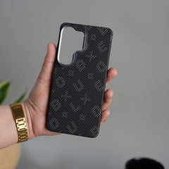 Galaxy S26 Ultra Aramid Fiber Design Slim Case Cover  | MagSafe Supported | BLACK