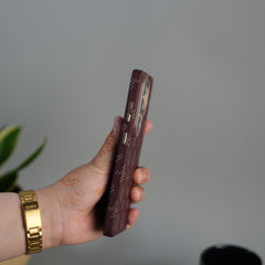 Galaxy S26 Ultra Aramid Fiber Design Slim Case Cover  | MagSafe Supported | MAROON