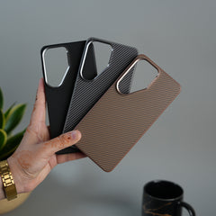 Galaxy S26 Ultra Metal Camera Ring Carbon Fiber Design Cover