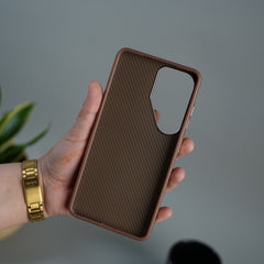 Galaxy S26 Ultra Metal Camera Ring Carbon Fiber Design Cover