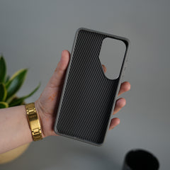 Galaxy S26 Ultra Metal Camera Ring Carbon Fiber Design Cover