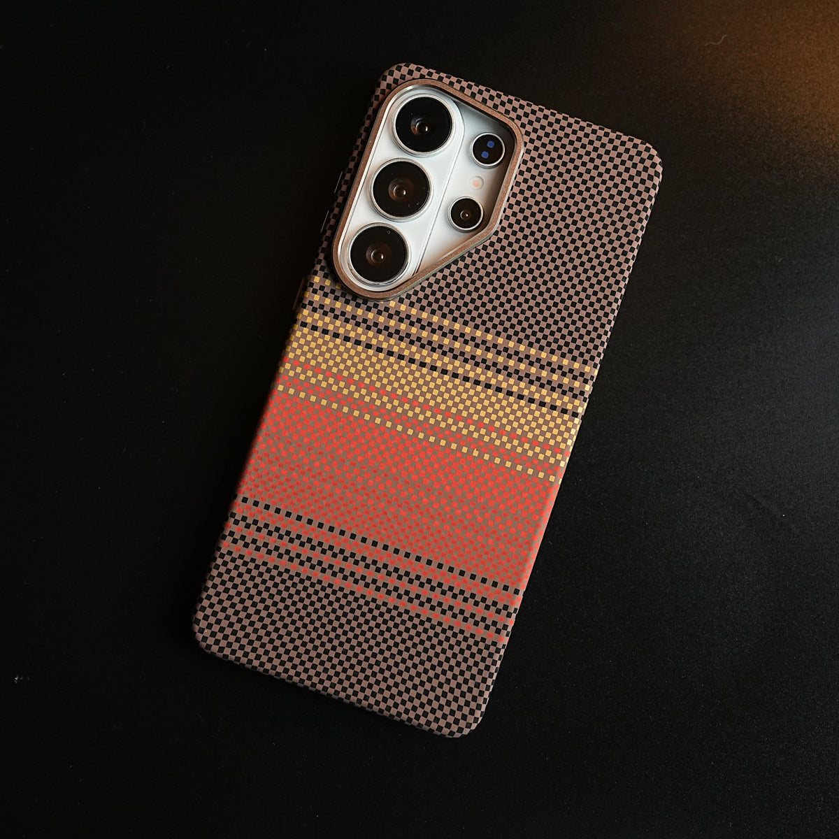 Premium Carbon Fiber Texture Striped Case For Galaxy S26 Ultra | Magsafe Protective Cover