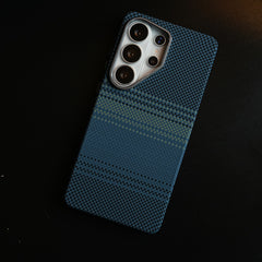 Premium Carbon Fiber Texture Striped Case For Galaxy S26 Ultra | Magsafe Protective Cover