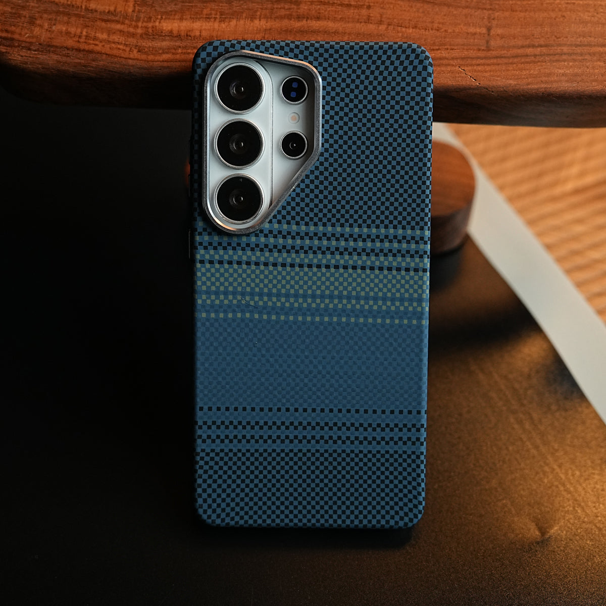 Premium Carbon Fiber Texture Striped Case For Galaxy S26 Ultra | Magsafe Protective Cover