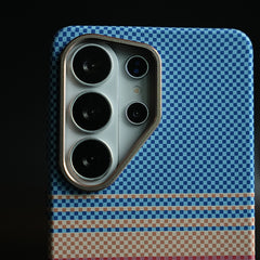 Premium Carbon Fiber Texture Striped Case For Galaxy S26 Ultra | Magsafe Protective Cover