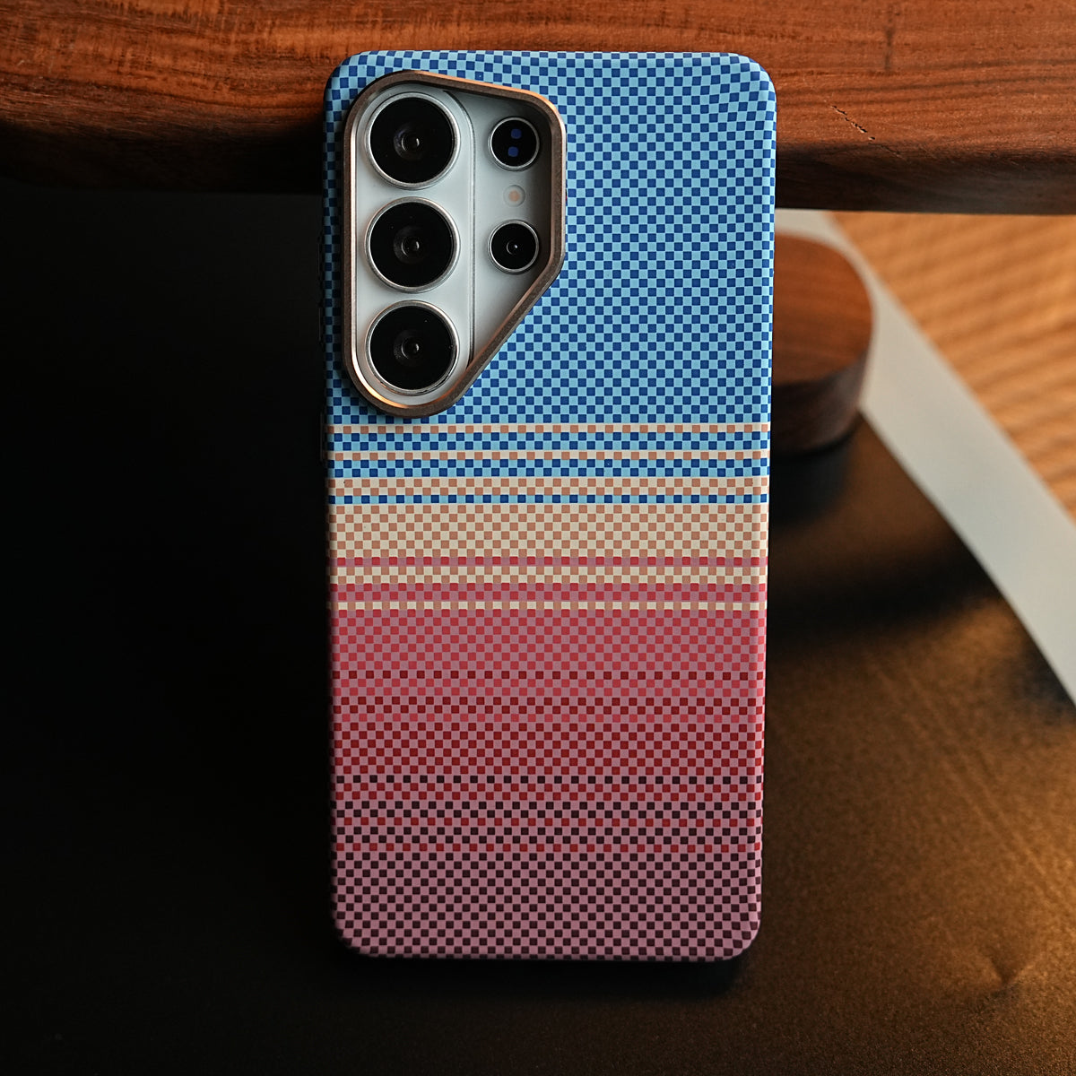 Premium Carbon Fiber Texture Striped Case For Galaxy S26 Ultra | Magsafe Protective Cover