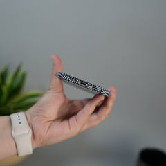 iPhone 17 Air Carbon Fiber Texture Design Hard Pc MagSafe Case Cover GrayBlackLine Design
