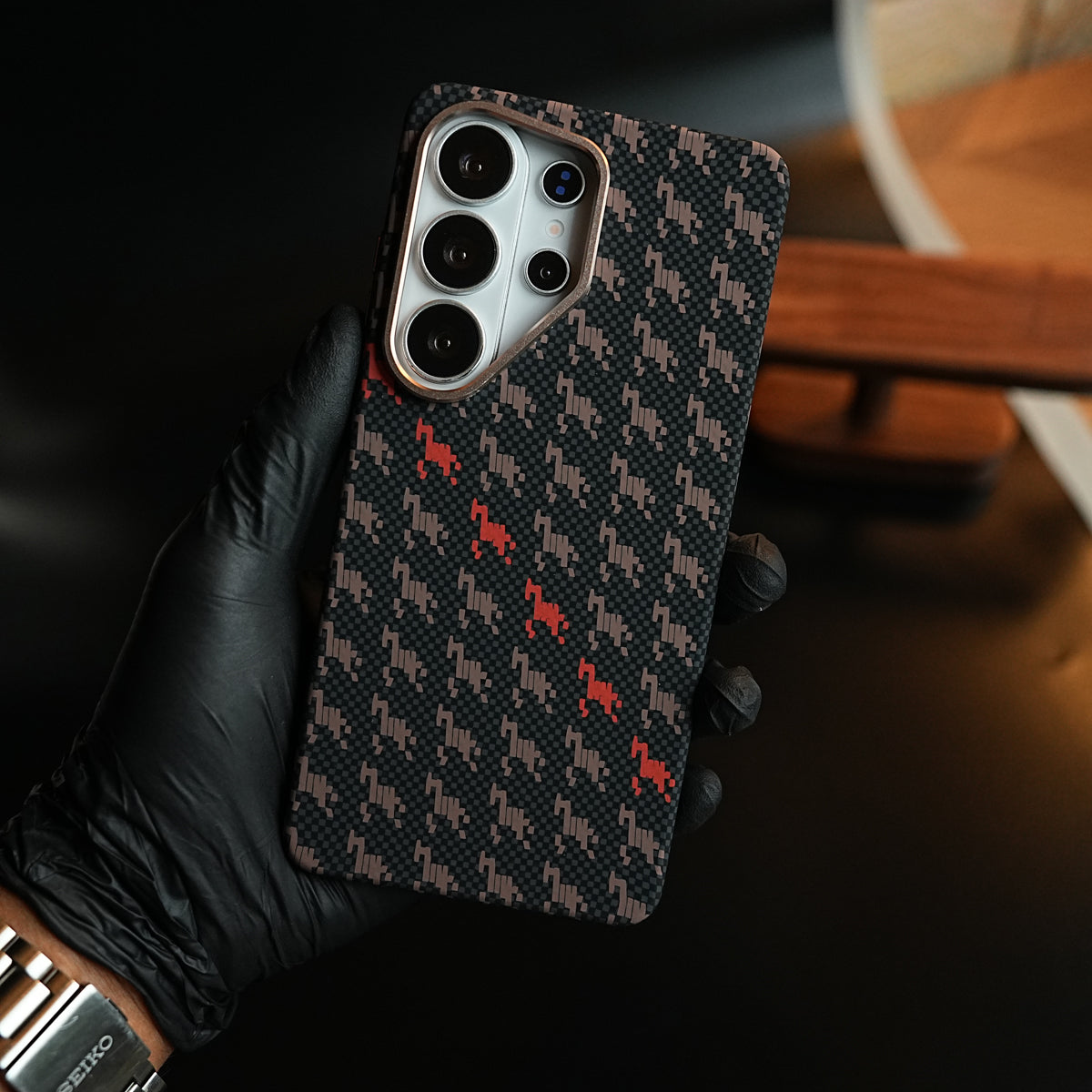 Pixel Horse Motif Case for Galaxy S26 Ultra | Magsafe Compatibility