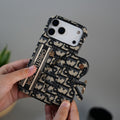 iPhone 17 Series luxury Brand CD Card Holder Case Cover (Blue)
