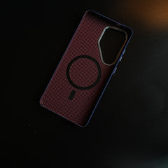 Horse Line-Art Patterned Case for Galaxy S26 Ultra | Magsafe Compatibility