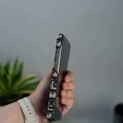 iPhone 17 Series luxury Brand CD Card Holder Case Cover (Blue)