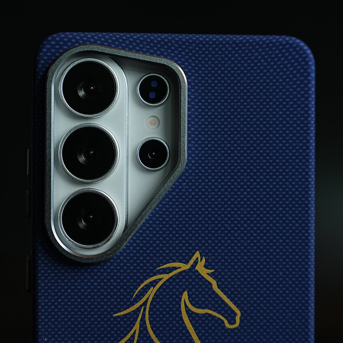 Horse Line-Art Patterned Case for Galaxy S26 Ultra | Magsafe Compatibility