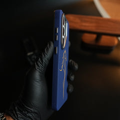 Horse Line-Art Patterned Case for Galaxy S26 Ultra | Magsafe Compatibility