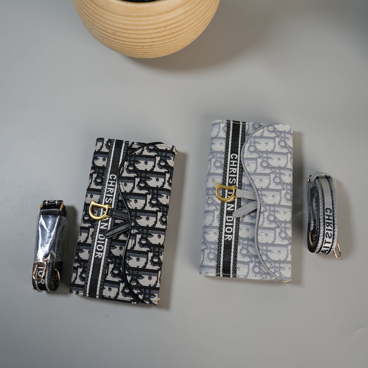 Galaxy S25 Ultra luxury Brand CD Card Wallet Sling Case Cover
