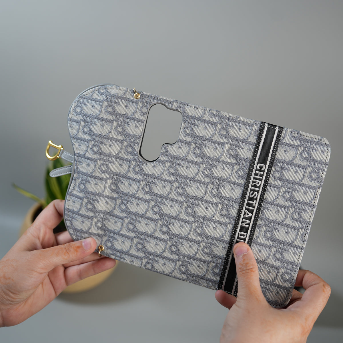 Galaxy S25 Ultra luxury Brand CD Card Wallet Sling Case Cover