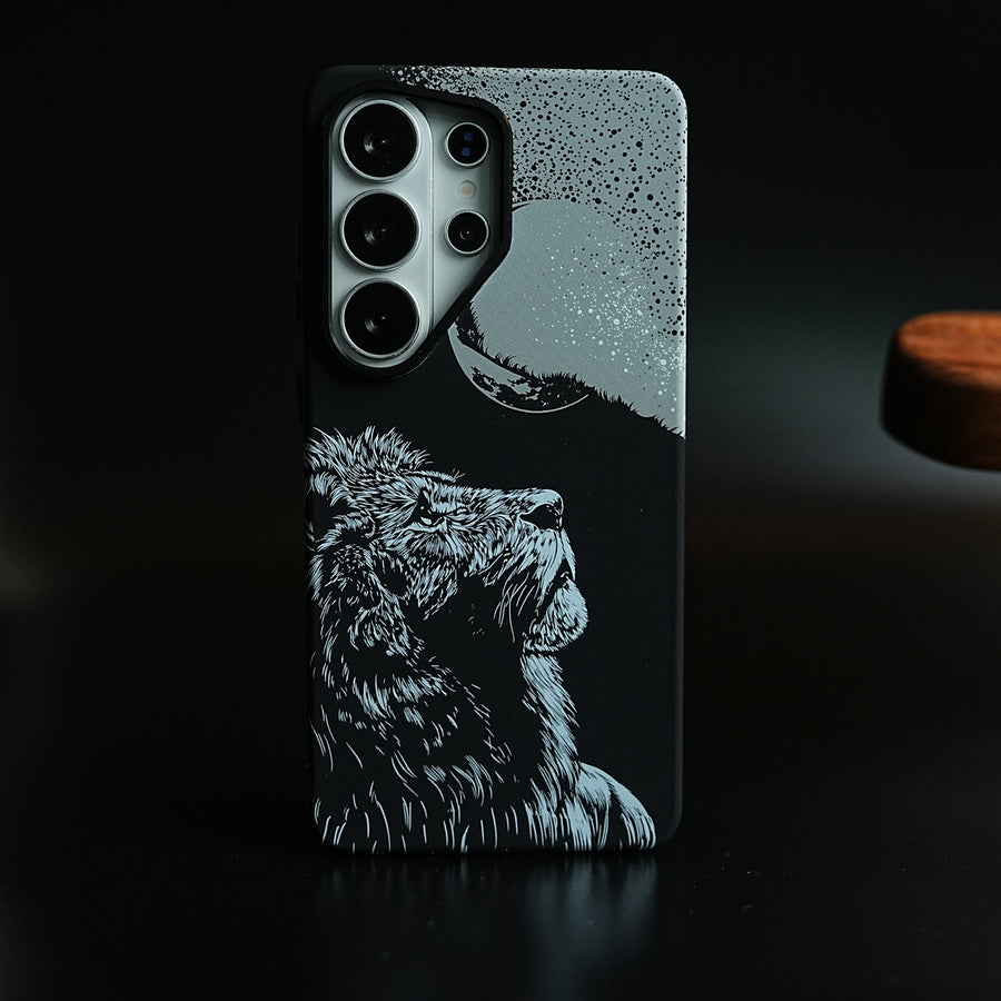 Majestic Lion Graphic Case for Galaxy S26 Ultra | Magsafe Compatibility