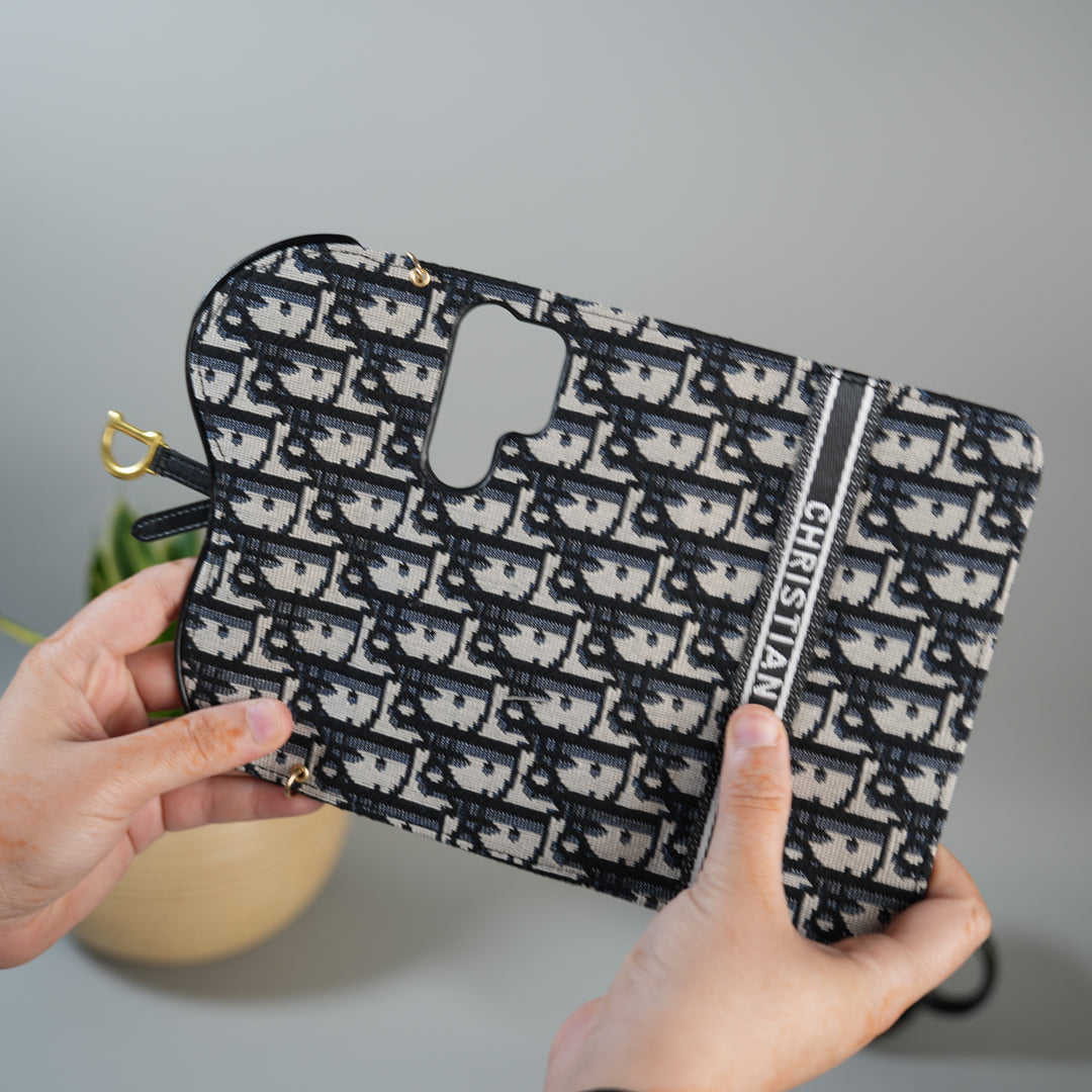 Galaxy S25 Ultra luxury Brand CD Card Wallet Sling Case Cover