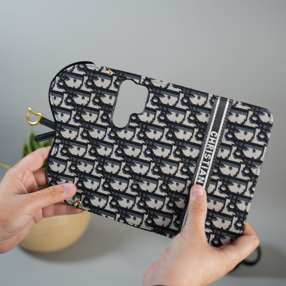 Galaxy S25 Ultra luxury Brand CD Card Wallet Sling Case Cover
