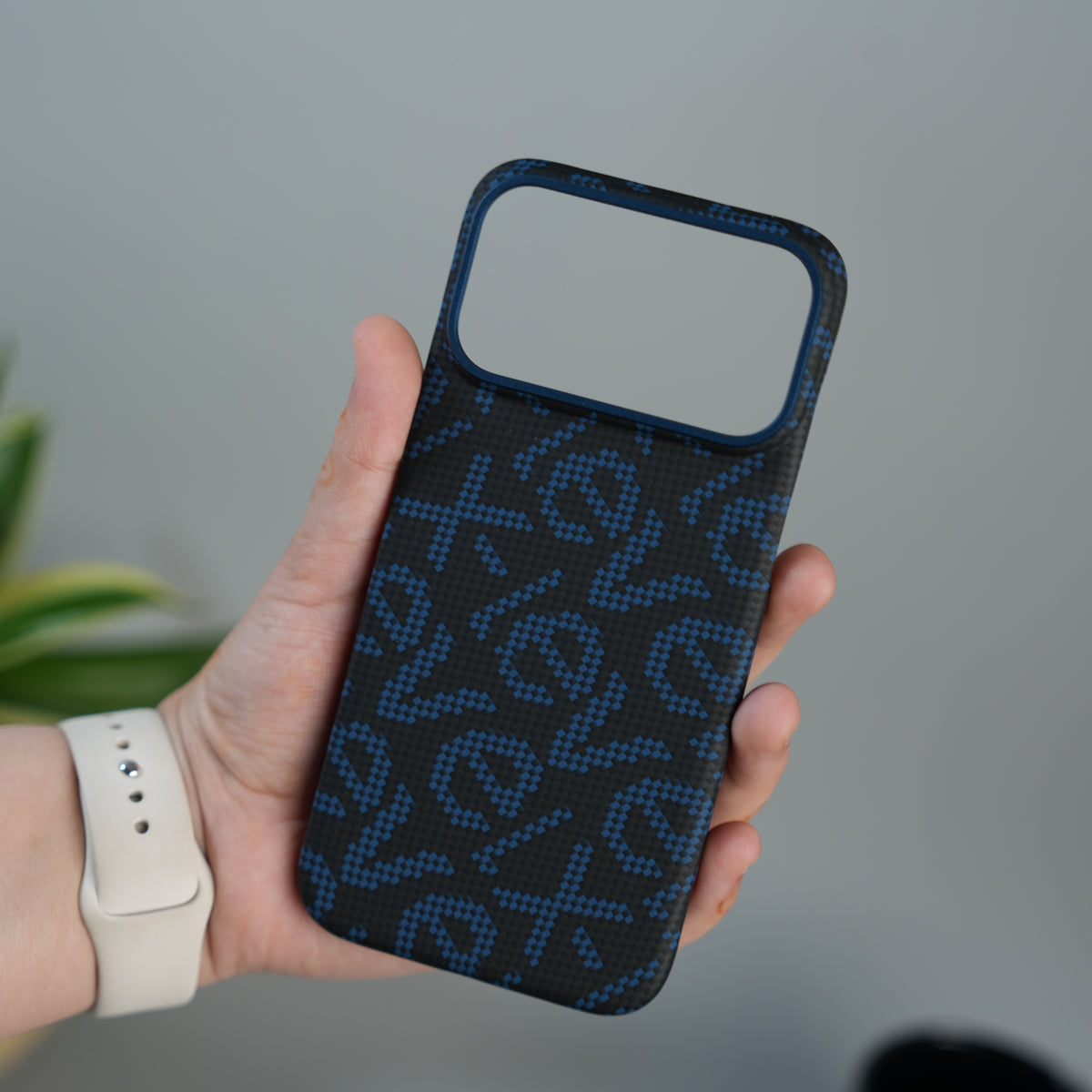 iPhone 17 Pro Ultra-Thin Carbon Fiber Texture Hard Pc MagSafe Case | Lightweight Back Cover