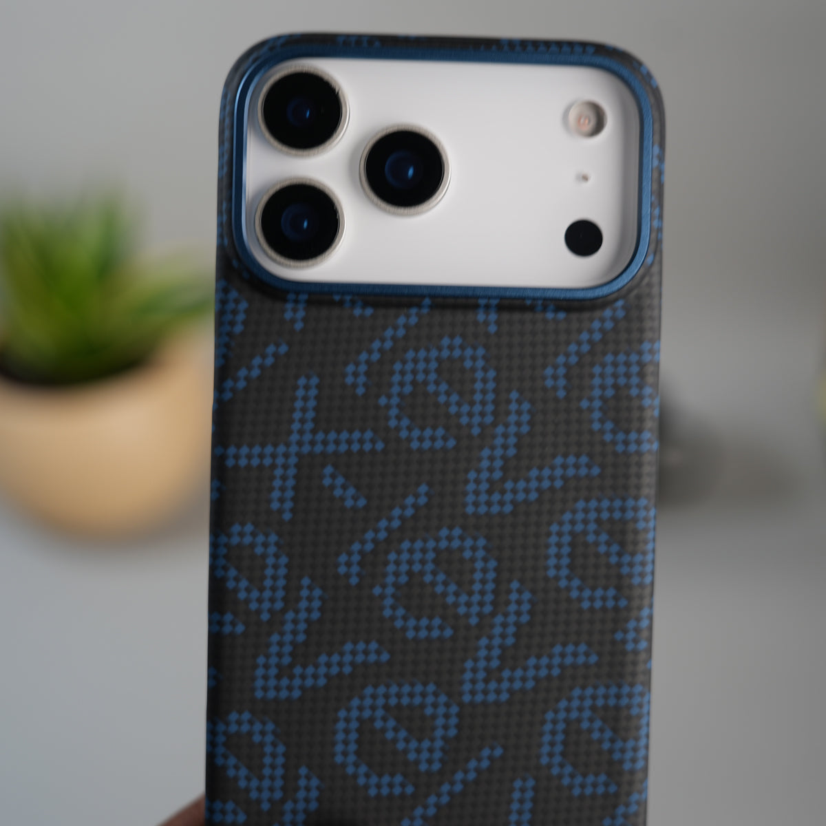 iPhone 17 Pro Ultra-Thin Carbon Fiber Texture Hard Pc MagSafe Case | Lightweight Back Cover