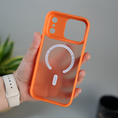 iPhone 17 Series Frosted Matte MagSafe Case | Anti-Fingerprint Translucent Back Cover