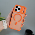 iPhone 17 Series Frosted Matte MagSafe Case | Anti-Fingerprint Translucent Back Cover