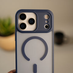 iPhone 17 Series Frosted Matte MagSafe Case | Anti-Fingerprint Translucent Back Cover