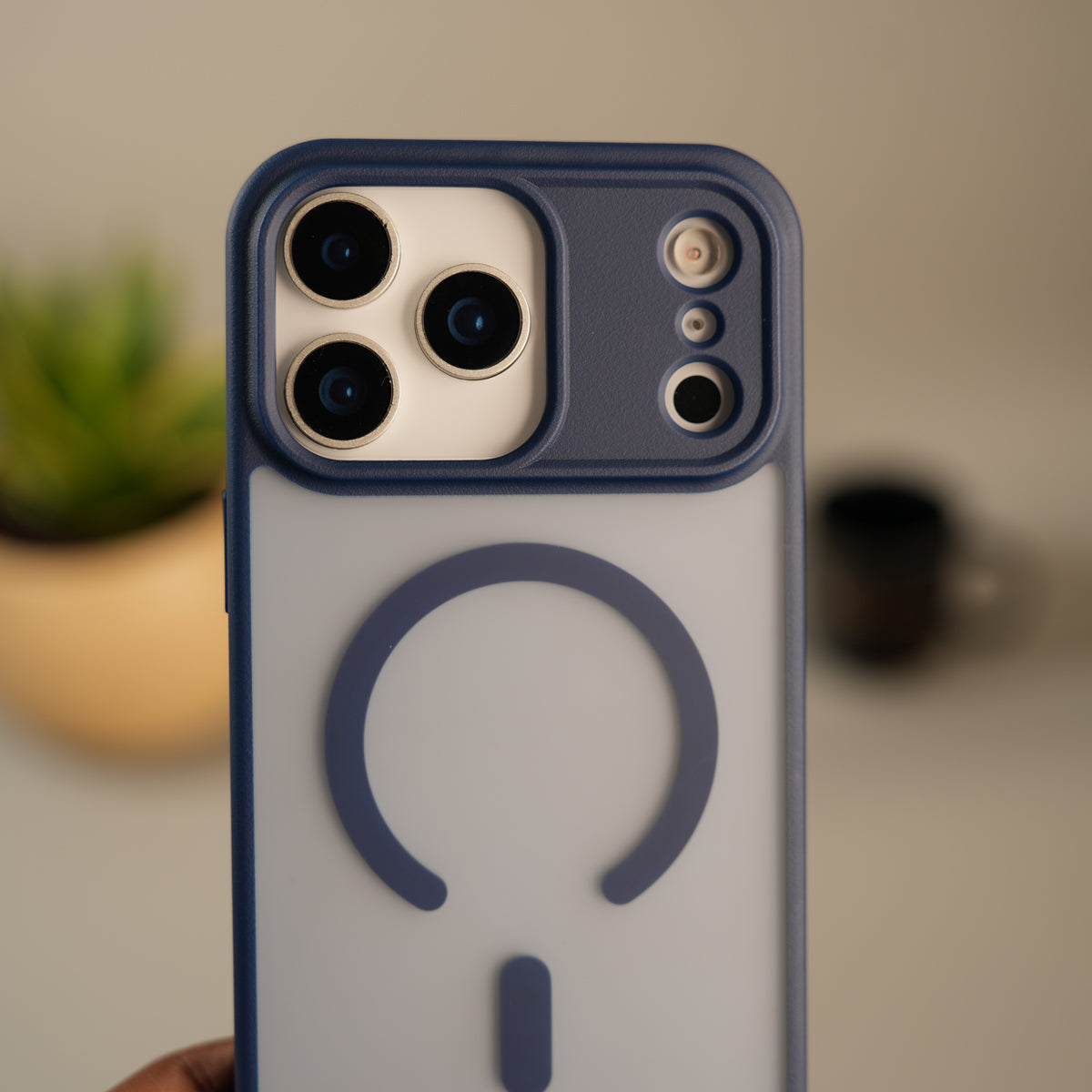 iPhone 17 Series Frosted Matte MagSafe Case | Anti-Fingerprint Translucent Back Cover