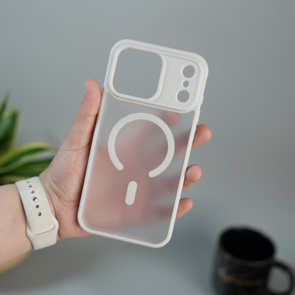 iPhone 17 Series Frosted Matte MagSafe Case | Anti-Fingerprint Translucent Back Cover