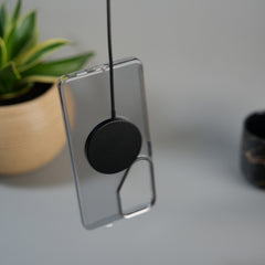 Galaxy S26 Ultra Non Yellowing Transparent MagSafe Back Cover with Magnetic Ring & Camera Protection