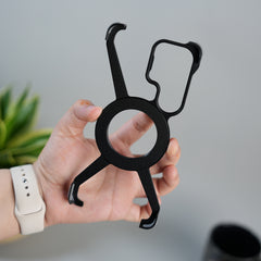 Galaxy S26 Ultra X Shape Aluminum Metal Rotating Kickstand Frameless Design Magsafe Case