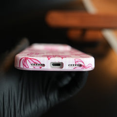 Pink Ribbon Case for iPhone 17 Series | Heart Designer Cover